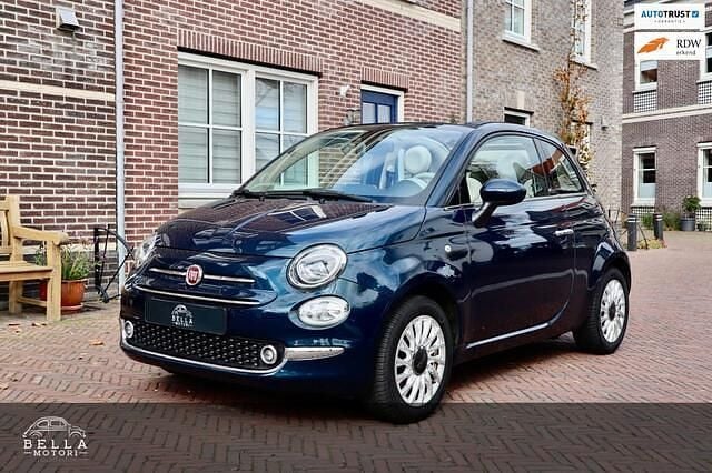 Blauw Gebruikt 2015 Fiat 500C Lounge Cabriolet | € 11.250 (Eerlijke prijs) - Afbeelding 1/4