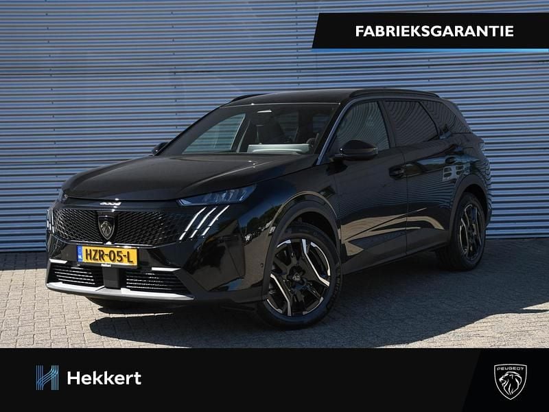 Zwart Nieuw 2025 Peugeot e-5008 Allure SUV | € 47.539 - Afbeelding 1/4