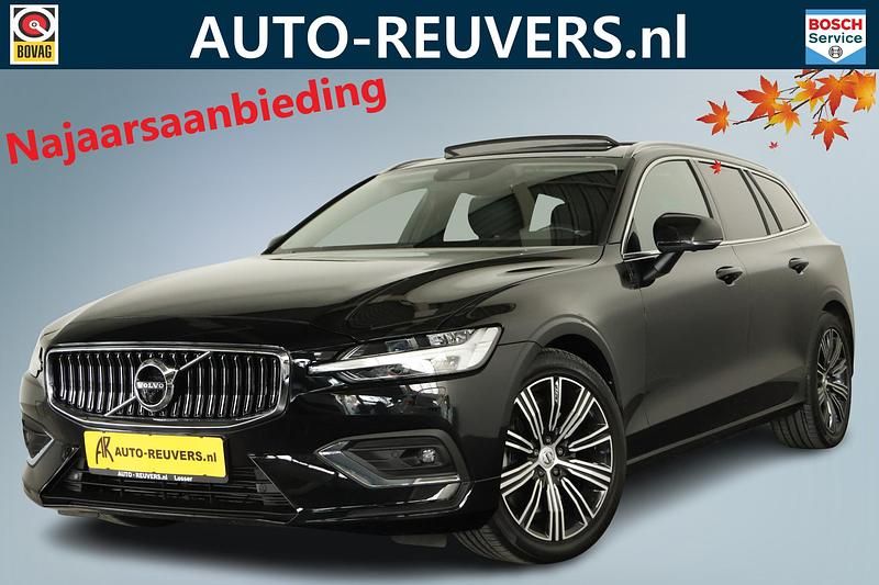 Zwart Gebruikt 2021 Volvo V60 Inscription Stationwagen | € 36.900 (Iets duurder) - Afbeelding 1/4