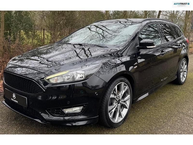 Occasion Ford Focus ST-Line 125 PK (91 kW) 2018 Zwart (metallic) Stationwagen