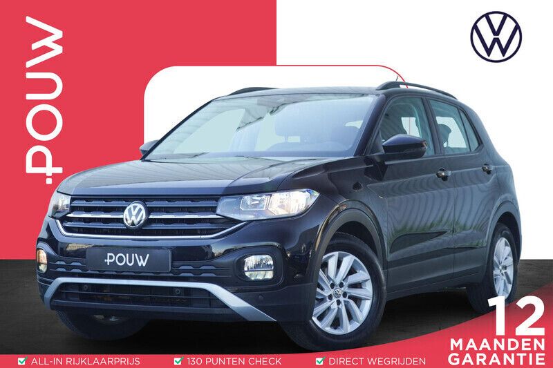 Zwart Gebruikt 2019 VW T-Cross Life SUV | € 17.900 (Eerlijke prijs) - Afbeelding 1/4