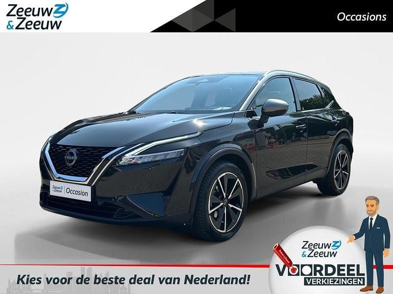 Zwart Gebruikt 2023 Nissan Qashqai Tekna SUV | € 31.935 (Eerlijke prijs) - Afbeelding 1/4