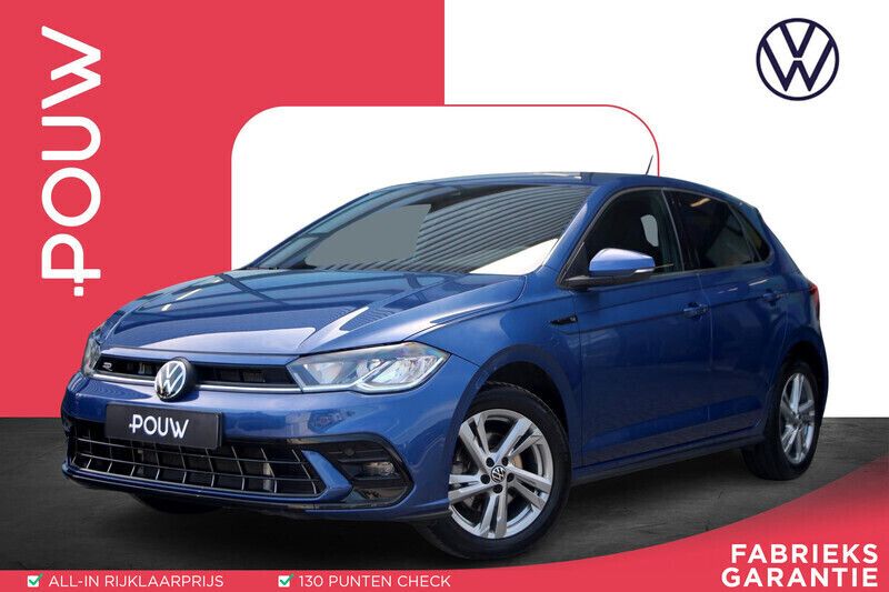 Blauw, metallic lak Gebruikt 2024 VW Polo R-line Hatchback | € 27.400 (Iets duurder) - Afbeelding 1/4