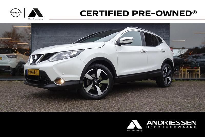 Wit Gebruikt 2017 Nissan Qashqai N-Vision SUV | € 17.945 (Eerlijke prijs) - Afbeelding 1/4