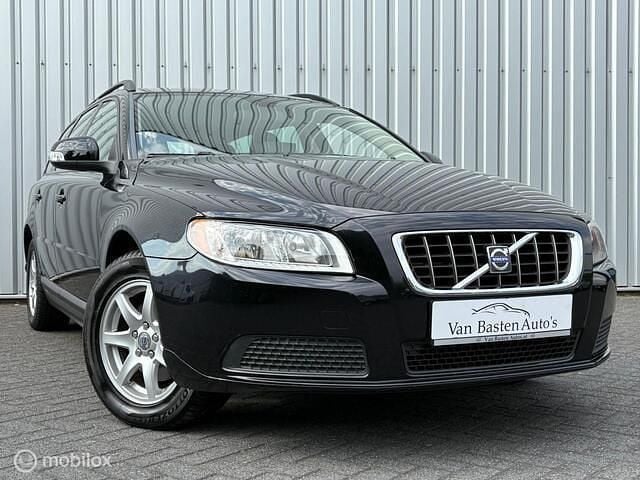 Zwart Gebruikt 2008 Volvo V70 Kinetic Stationwagen | € 9.995 (Goede deal) - Afbeelding 1/4