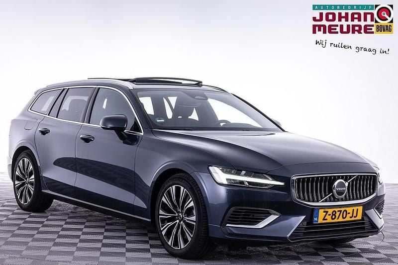 Blauw Gebruikt 2024 Volvo V60 Plus Stationwagen | € 44.900 (Super prijs) - Afbeelding 1/4