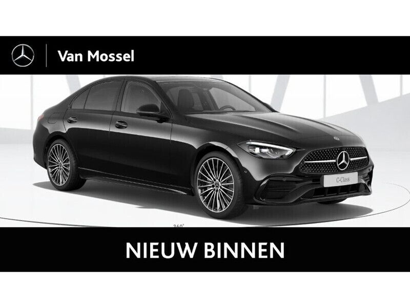 Zwart Nieuw 2025 Mercedes C180 Business Sedan | € 61.349 (Eerlijke prijs) - Afbeelding 1/3