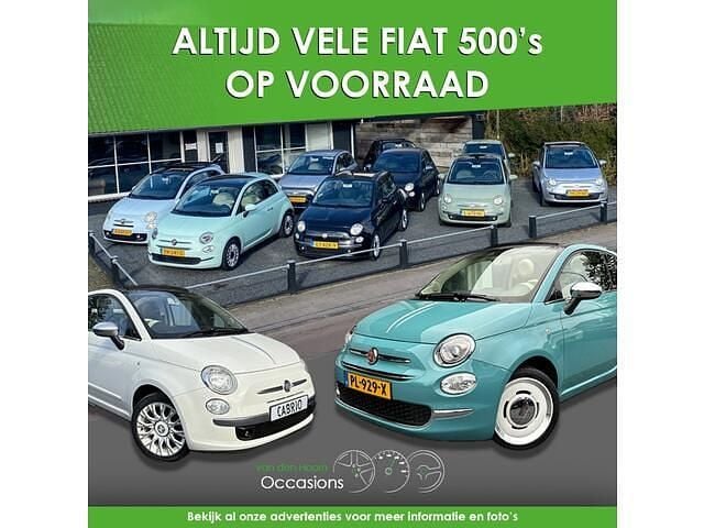 Groen Gebruikt 2017 Fiat 500S S Hatchback | € 4.000 - Afbeelding 1/4