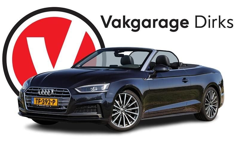 Blauw Gebruikt 2018 Audi A5 Cabriolet S-Line Cabriolet | € 24.889 (Eerlijke prijs) - Afbeelding 1/4