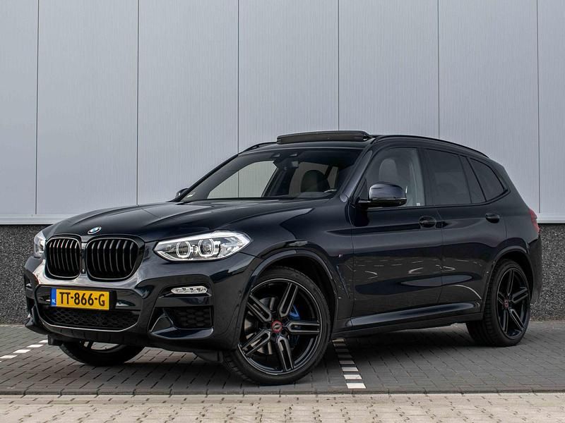 Zwart Gebruikt 2018 BMW X3 M Sport SUV | € 33.950 - Afbeelding 1/4