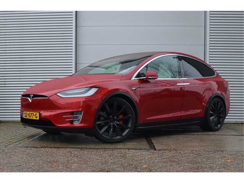 Rood Gebruikt 2018 Tesla Model X Performance SUV | € 49.999 (Duur) - Afbeelding 1/4