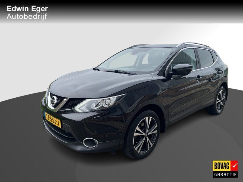 Zwart Gebruikt 2017 Nissan Qashqai Tekna+ SUV | € 14.745 (Eerlijke prijs) - Afbeelding 1/3
