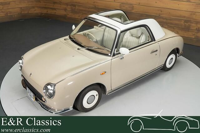 Beige Occasion 1991 Nissan Figaro Cabriolet | € 14.950 - Afbeelding 1/4