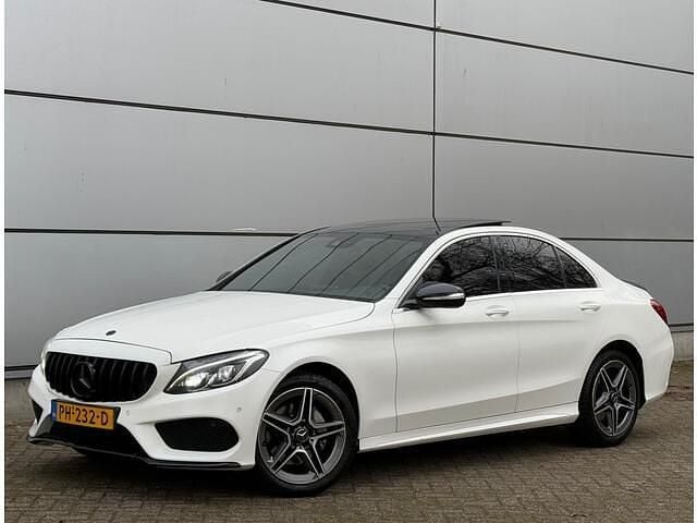 Occasion Mercedes C220 AMG line 170 PK (125 kW) 2014 Wit Sedan