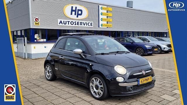 Zwart Gebruikt 2011 Fiat 500 Sport Hatchback | € 3.500 (Goede deal) - Afbeelding 1/4