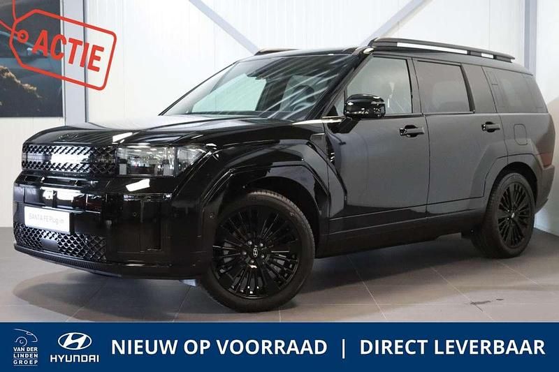 Zwart Nieuw 2025 Hyundai Santa Fe Blackline SUV | € 68.087 - Afbeelding 1/4