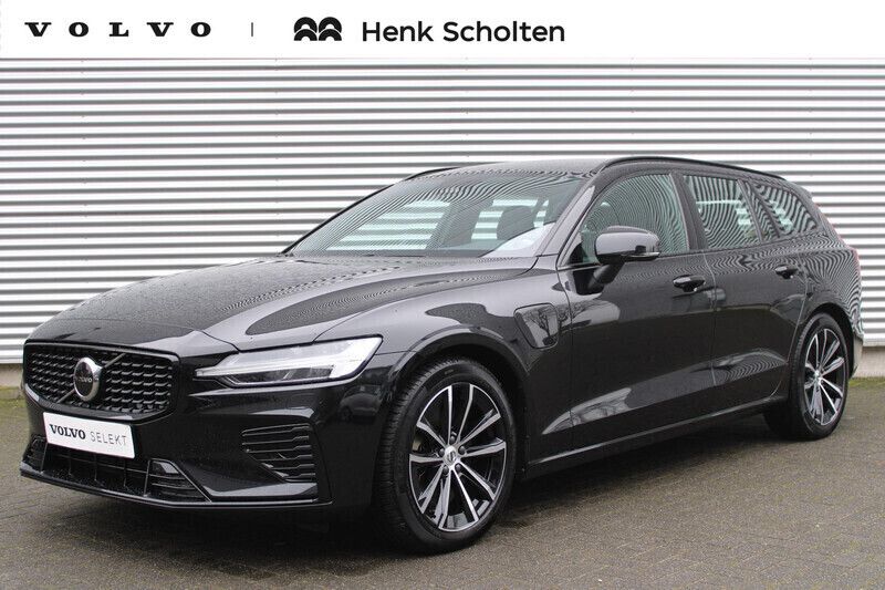 Zwart Gebruikt 2023 Volvo V60 R-Design Stationwagen | € 43.750 (Iets duurder) - Afbeelding 1/4