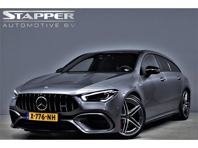 Grijs Gebruikt 2020 Mercedes CLA45 AMG Premium Plus Stationwagen | € 54.995 (Goede deal) - Afbeelding 1/4