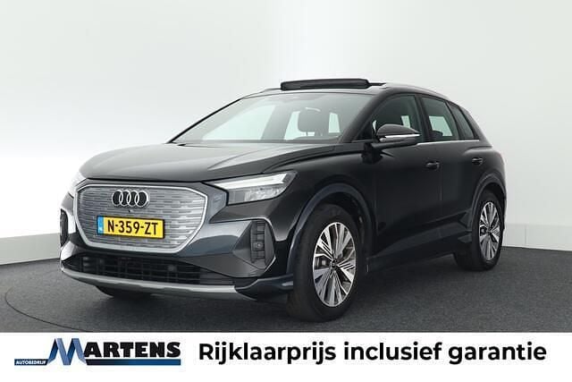 Zwart (metallic) Gebruikt 2021 Audi Q4 e-tron Advanced Plus SUV | € 24.949 (Goede deal) - Afbeelding 1/4