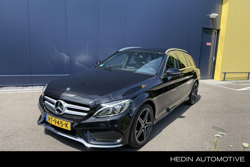 Zwart Gebruikt 2018 Mercedes C180 Sport Edition Stationwagen | € 23.900 (Eerlijke prijs) - Afbeelding 1/3