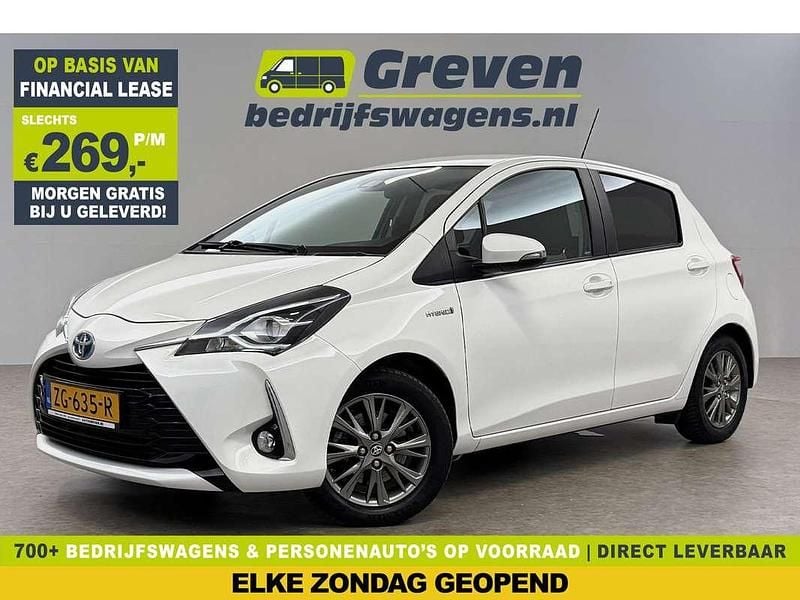Wit Gebruikt 2019 Toyota Yaris Hybrid Hatchback | € 16.400 (Goede deal) - Afbeelding 1/4