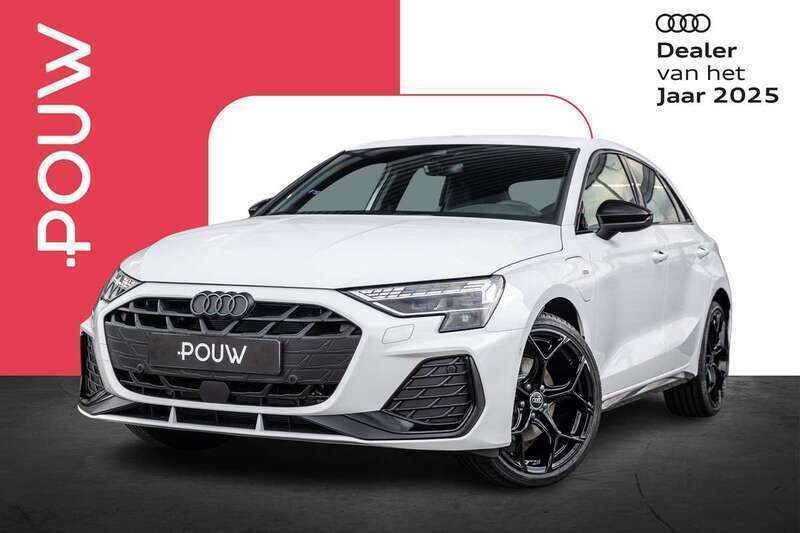 Wit Nieuw 2025 Audi A3 Sportback e-tron S-Line Sedan | € 47.750 (Eerlijke prijs) - Afbeelding 1/4