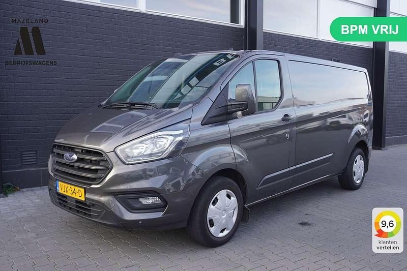 Grijs Gebruikt 2021 Ford Transit Custom Van | € 16.950 (Super prijs) - Afbeelding 1/3