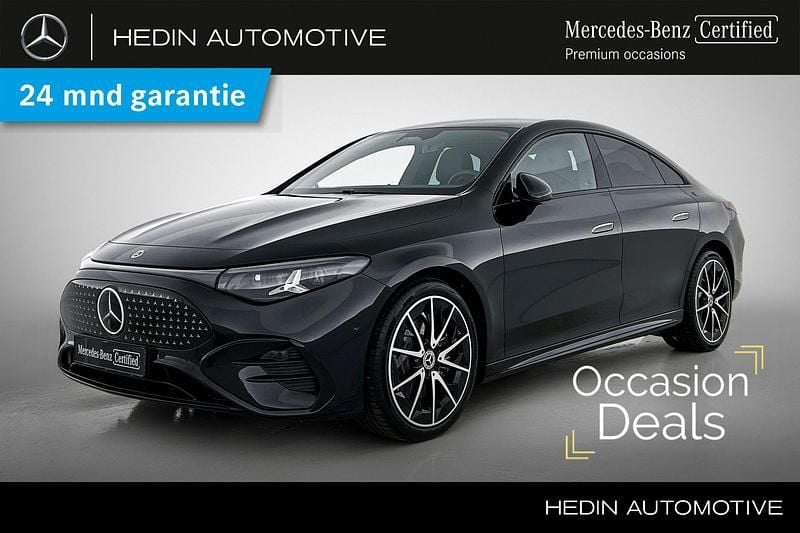 Zwart, metallic lak Occasion 2025 Mercedes CLA 250+ Edition Sedan | € 51.900 (Super prijs) - Afbeelding 1/3
