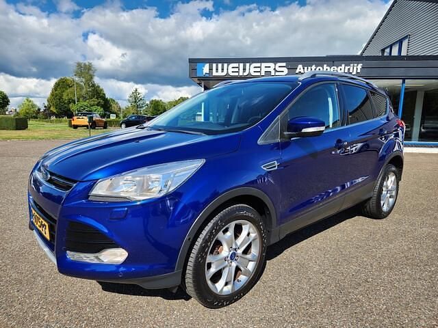 Blauw Gebruikt 2015 Ford Kuga Titanium SUV | € 12.450 (Eerlijke prijs) - Afbeelding 1/4