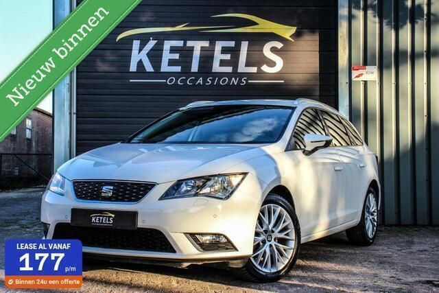 Wit Gebruikt 2015 Seat Leon ST Style Stationwagen | € 10.750 (Eerlijke prijs) - Afbeelding 1/4