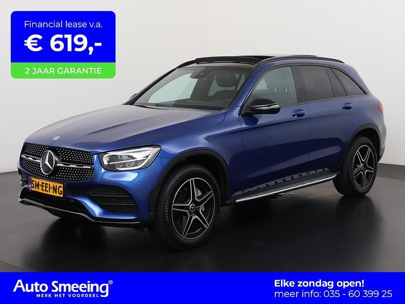 Blauw Gebruikt 2022 Mercedes GLC300e AMG SUV | € 47.690 (Eerlijke prijs) - Afbeelding 1/4