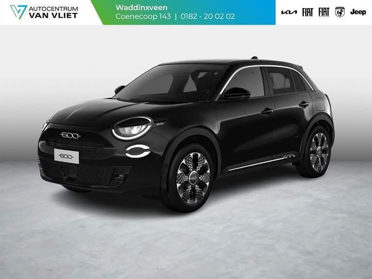 Nero onice (zwart mica) Nieuw 2025 Fiat 600 SUV | € 36.190 (Iets duurder) - Afbeelding 1/4