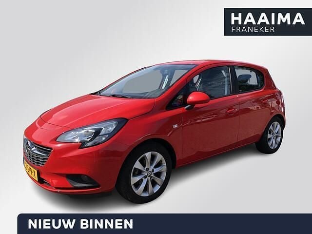 Rood Gebruikt 2018 Opel Corsa Hatchback | € 10.950 (Goede deal) - Afbeelding 1/4