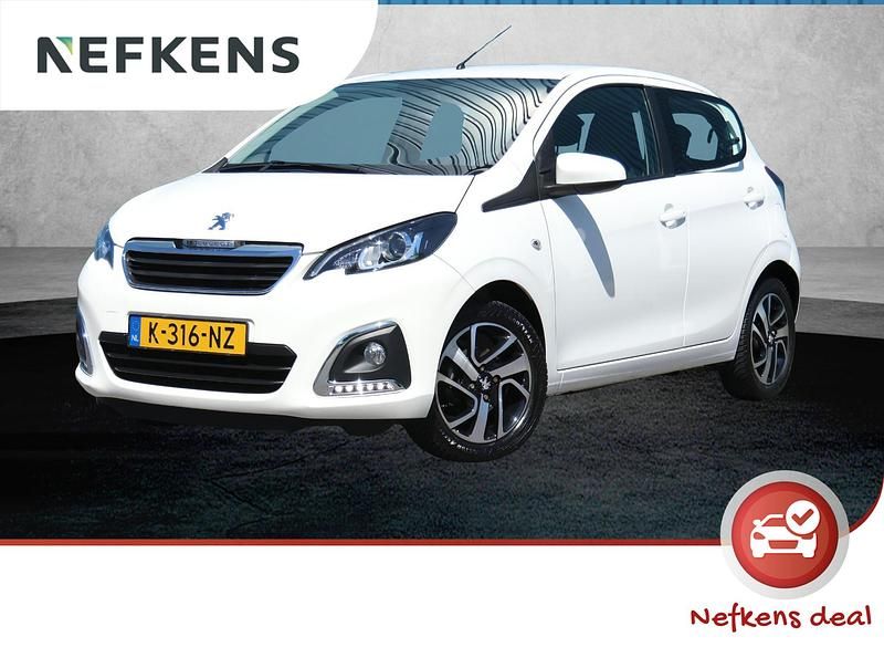 Wit Gebruikt 2021 Peugeot 108 Allure Hatchback | € 8.780 (Eerlijke prijs) - Afbeelding 1/3