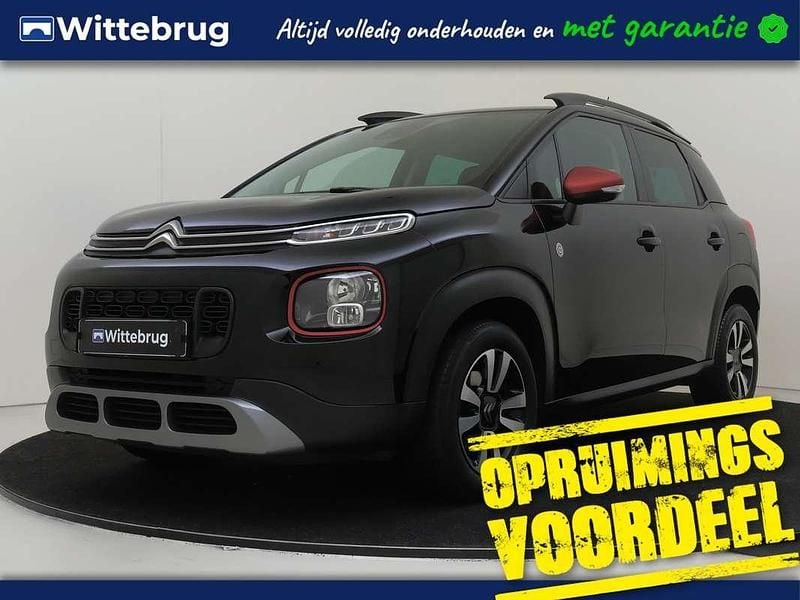 Zwart, metallic lak Gebruikt 2021 Citroën C3 Aircross PureTech SUV | € 14.500 (Goede deal) - Afbeelding 1/3