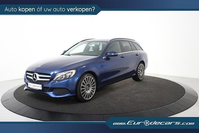 Occasion Mercedes C180 Avantgarde 116 PK (85 kW) 2018 Blauw Stationwagen