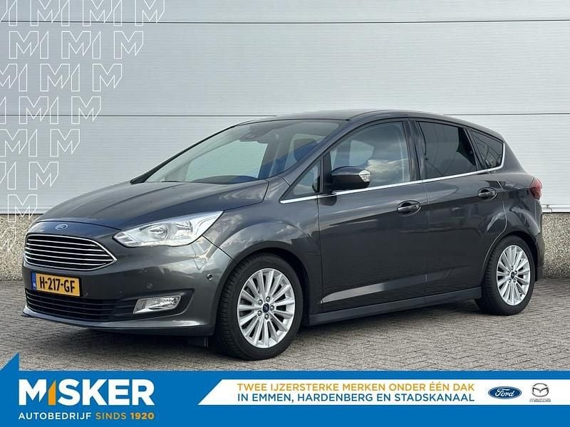 Grijs Gebruikt 2018 Ford C-MAX Titanium MPV | € 15.900 (Eerlijke prijs) - Afbeelding 1/4
