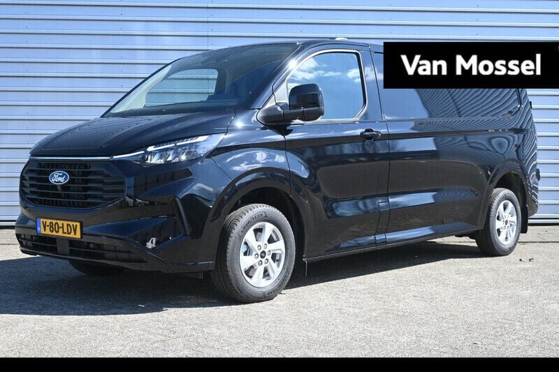 Zwart Nieuw 2024 Ford Transit Custom Limited Van | € 39.845 (Super prijs) - Afbeelding 1/4