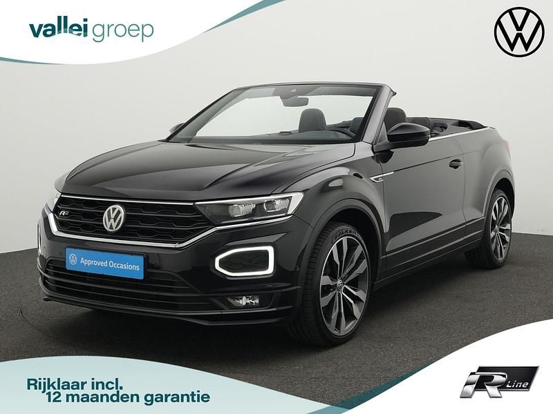 Zwart Gebruikt 2020 VW T-Roc Cabriolet R-line Cabriolet | € 29.900 (Duur) - Afbeelding 1/4