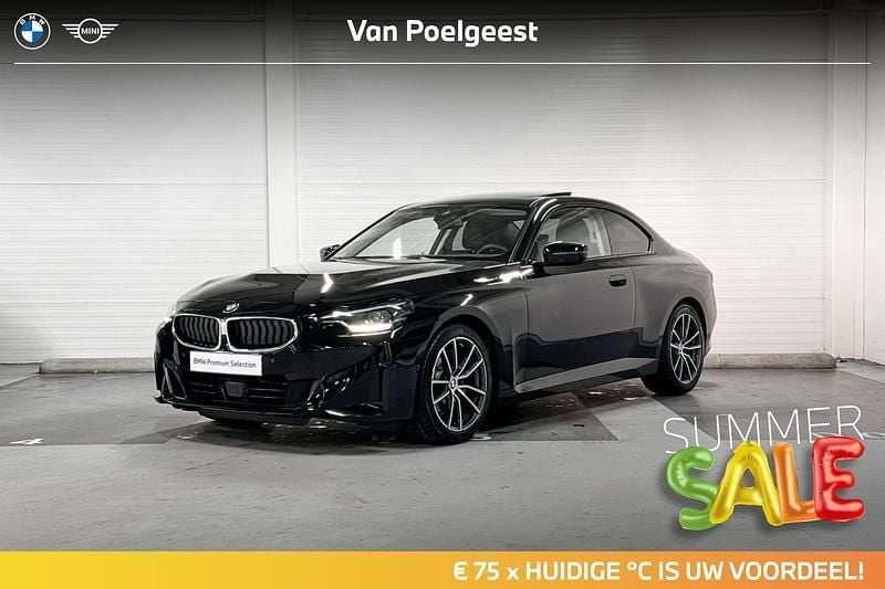 Zwart Gebruikt 2023 BMW 220 Basis Coupé | € 41.899 (Duur) - Afbeelding 1/4