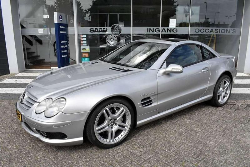 Occasion Mercedes SL55 AMG AMG 477 PK (350 kW) 2002 Grijs Cabriolet