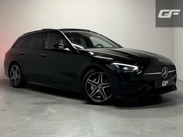 Occasion Mercedes C200 AMG 204 PK (150 kW) 2022 Zwart Stationwagen