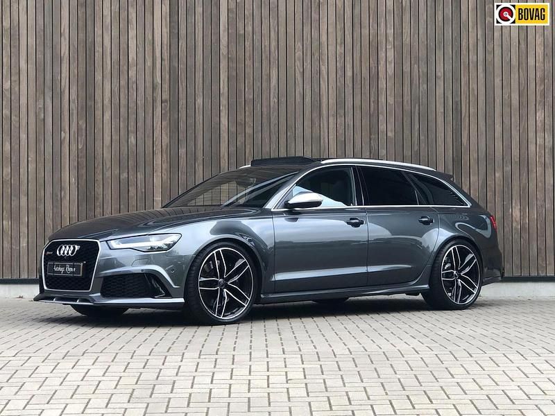 Grijs Gebruikt 2016 Audi RS6 Premium Stationwagen | € 54.900 (Goede deal) - Afbeelding 1/4