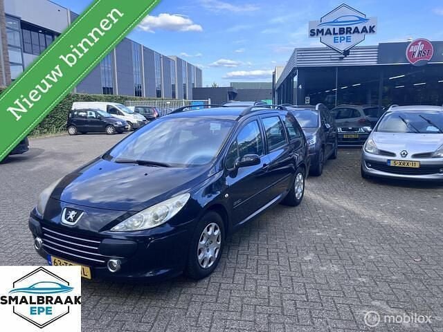 Zwart Gebruikt 2006 Peugeot 307 Stationwagen | € 1.995 (Duur) - Afbeelding 1/4