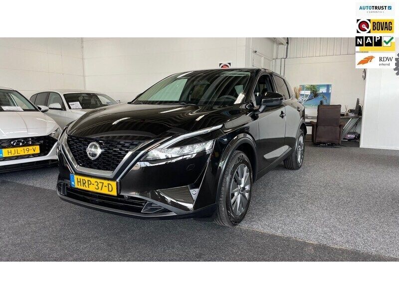 Zwart Gebruikt 2022 Nissan Qashqai SUV | € 19.950 (Super prijs) - Afbeelding 1/4