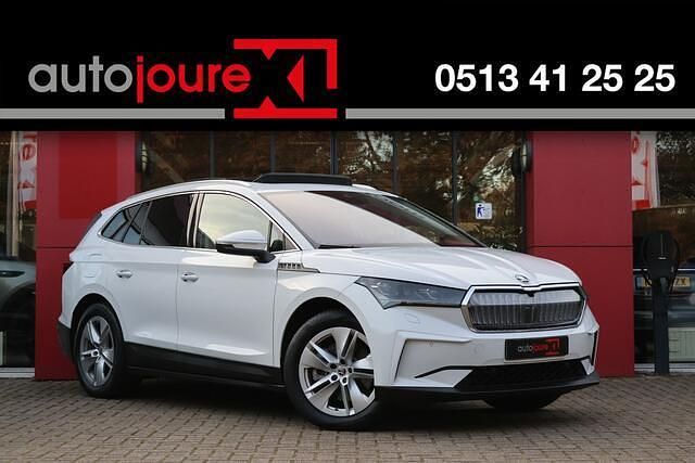 Wit Gebruikt 2021 Skoda Enyaq iV SUV | € 21.499 (Goede deal) - Afbeelding 1/4