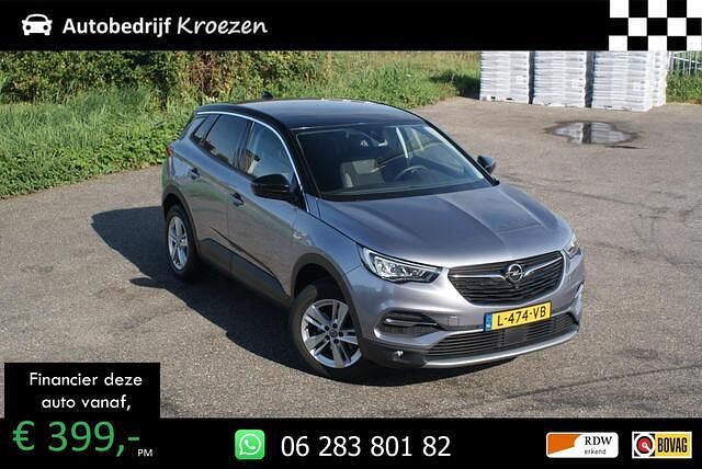 Grijs Gebruikt 2021 Opel Grandland X Elegance SUV | € 15.950 (Super prijs) - Afbeelding 1/4
