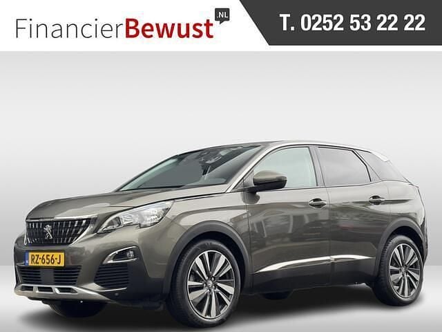 Grijs Gebruikt 2018 Peugeot 3008 SUV | € 7.950 (Super prijs) - Afbeelding 1/4