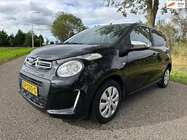 Zwart Gebruikt 2015 Citroën C1 Shine Hatchback | € 5.350 (Eerlijke prijs) - Afbeelding 1/4
