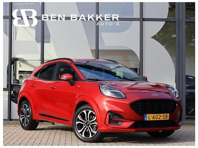 Rood Gebruikt 2020 Ford Puma ST-Line SUV | € 17.750 (Eerlijke prijs) - Afbeelding 1/4